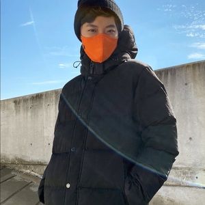 Aritzia Super Puff Crinkle Tech Black XS